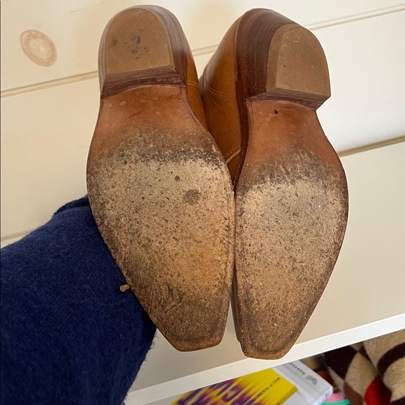 Cobra Rock Highland boot in light tan handmade in Marfa, TX size 8 - Picture 5 of 6